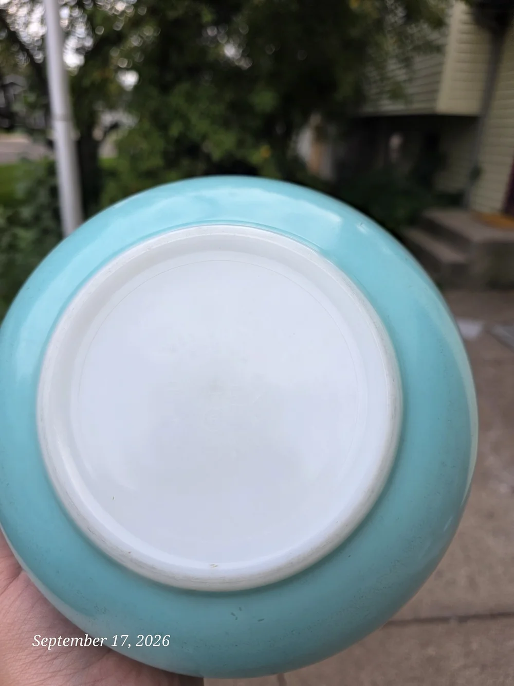 Pyrex vibrant turquoise